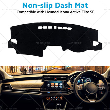 NO HUD Non-Slip Dash Mat Suitable For Hyundai Kona Active Elite SE 7 2017-2023-3