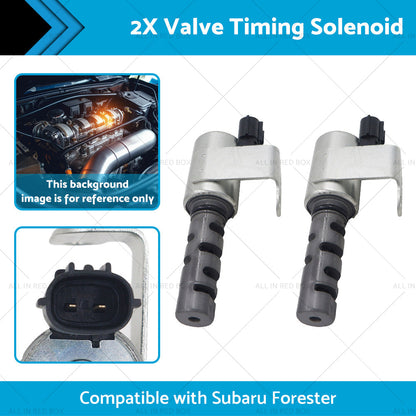 2PCS VVT Valve Timing Solenoid Suitable for Subaru Foreste Impreza Liberty-1
