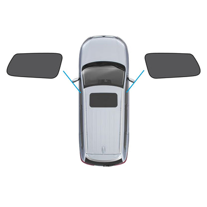2x Front Window Magnetic Mesh Sunshade Suitable for Kia Carnival YP Series 15-20-0