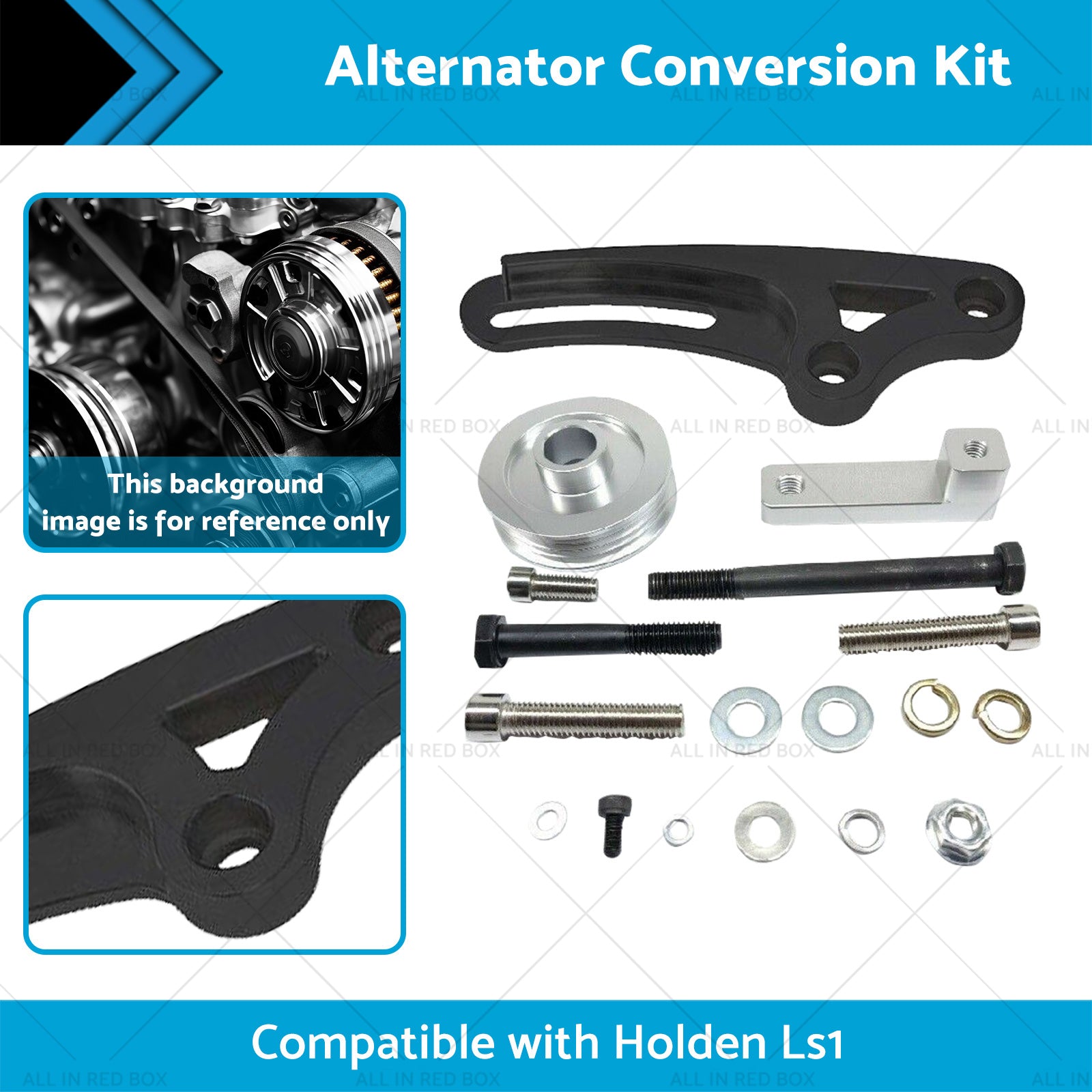 Alternator Conversion Kit Suitable for Holden Ls1 Skyline R32 RB30 RB26 R33 R34-1
