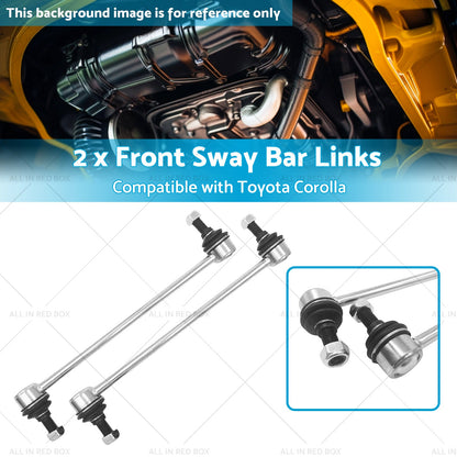 Pair Front Sway Bar Links Suitable for Toyota Corolla ZZE122R 1. 8i 2001-2007-2