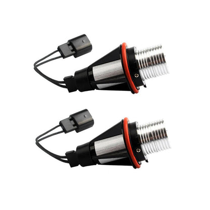 2x Angel Eyes LED Halo Ring Light Bulbs Error Free Suitable For BMW X5 E39 E53 E60 E61 E63-0