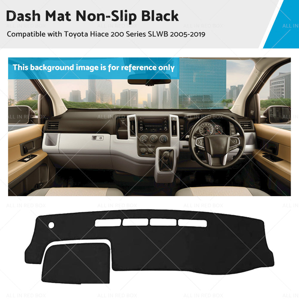 Dash Mat Suitable For Toyota Hiace 200 Series SLWB 2005-2019 Dashboard Cover-0