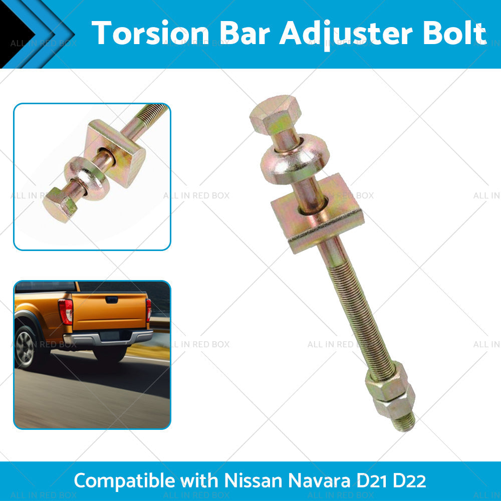 Torsion Bar Adjuster Bolt w  Nut Suitable For Nissan Navara D21 D22 4WD RWD PLD-1