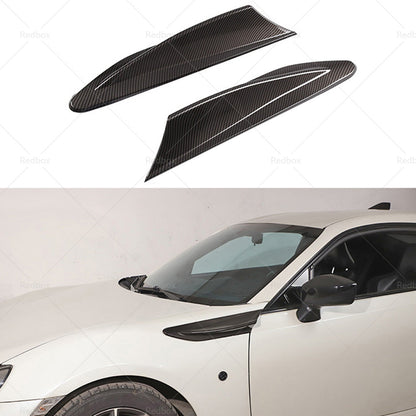 Carbon Fiber Car Side Fender Fin Vent Trim Suitable For Subaru BRZ Toyota 86-3