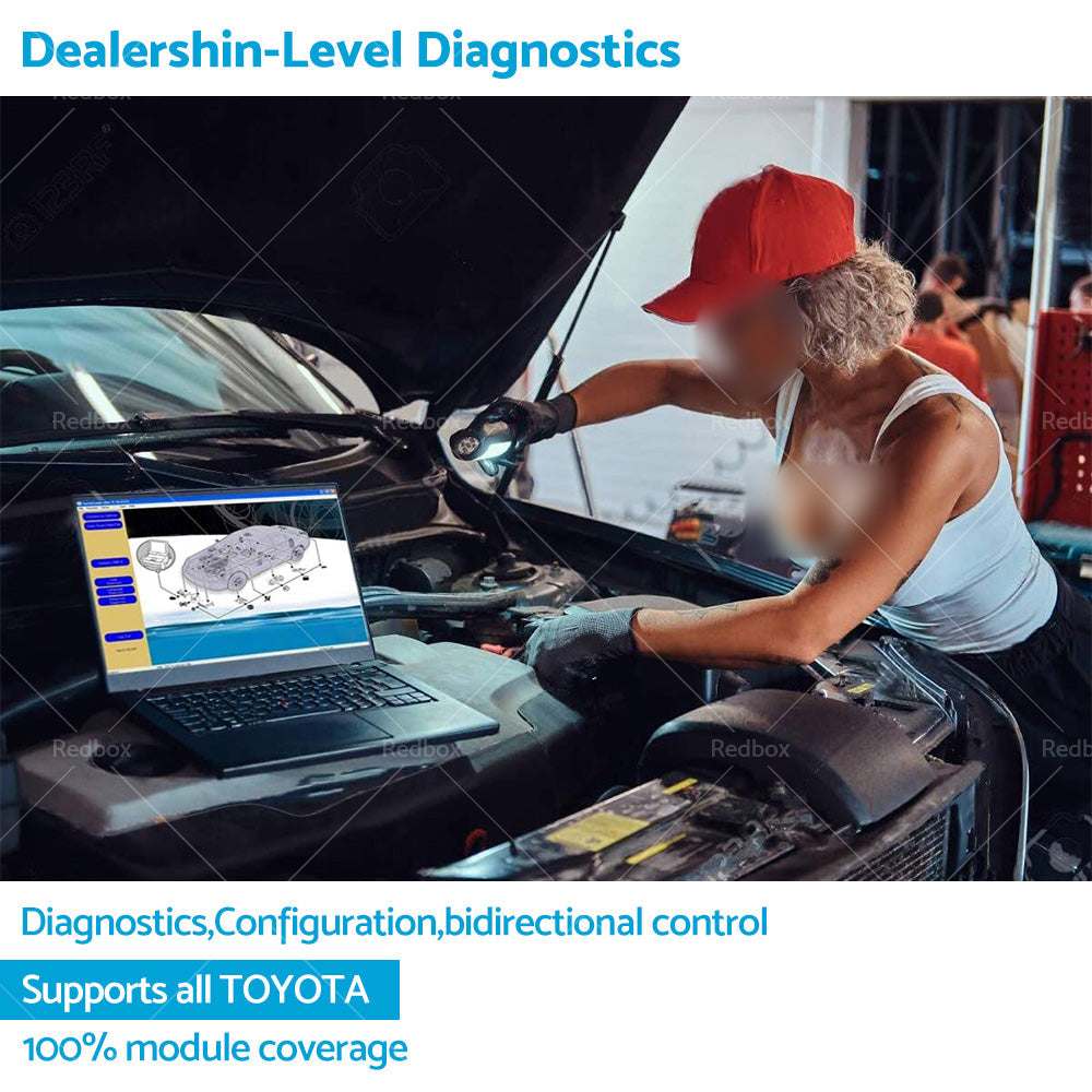 Suitable For Toyota Techstream TIS V15 MINI VCI USB OBD2 Car Diagnostic Cable-4