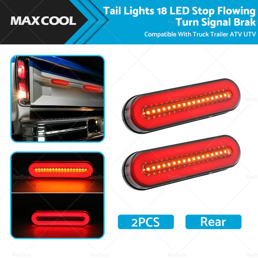 18 LED Tail Lights for Truck Trailer ATV UTV