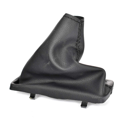 Set Handbrake  and  T-Bar Boot Cover Black Leather for Ford Falcon FG FG-X 2008~2018-4