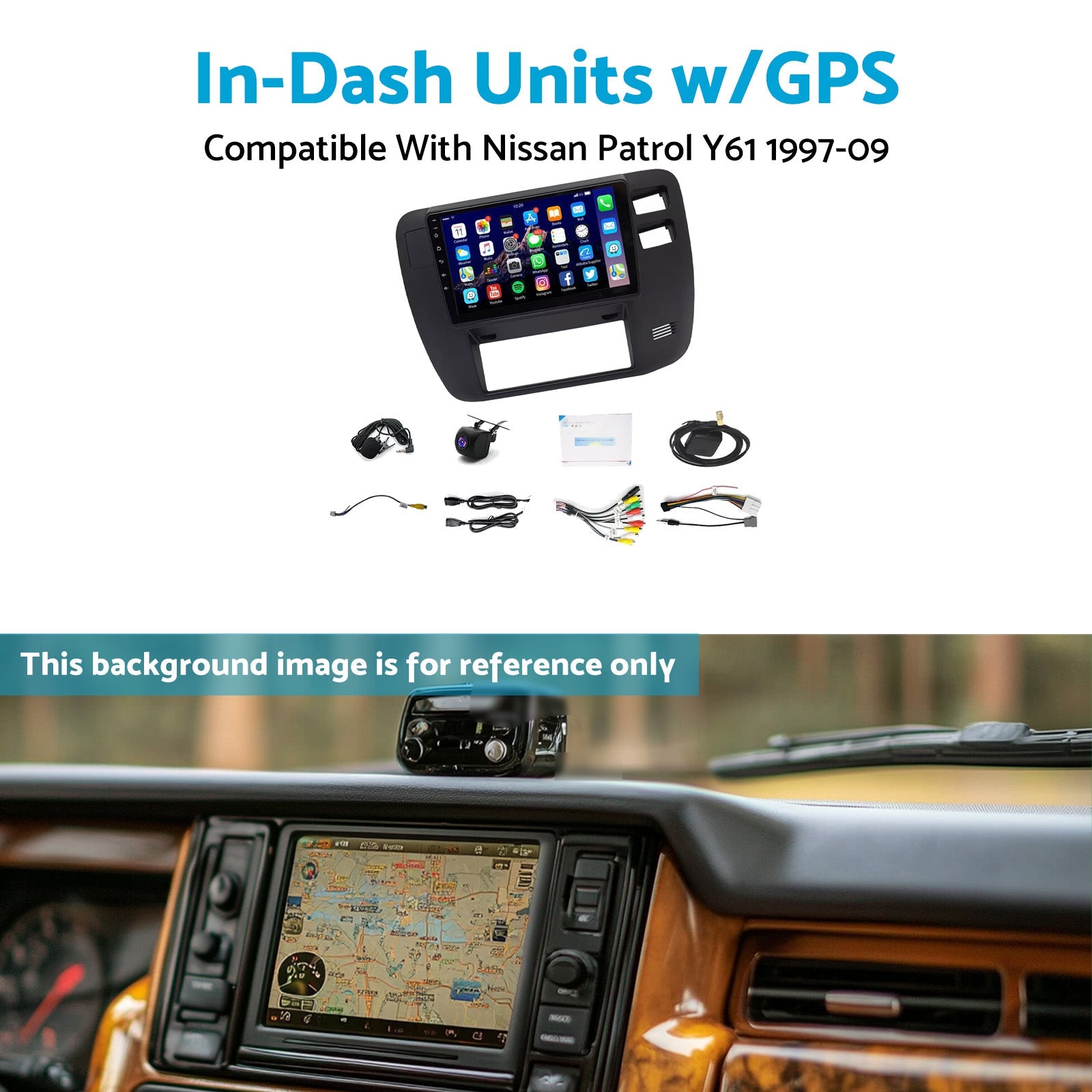 9in Multimedia Head Unit Suitable For Nissan Patrol 1997-2009 Right-Hand Drive-2