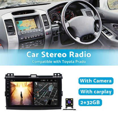 32GB Android 11 Carplay Radio Stereo GPS Navi DSP Suitable For Toyota Prado 120-1