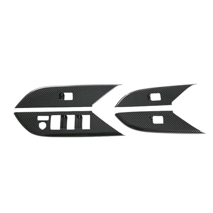 4PCS Window Lift Panel Cover Trim Sticker Suitable For Toyota Hilux Revo 2024-2