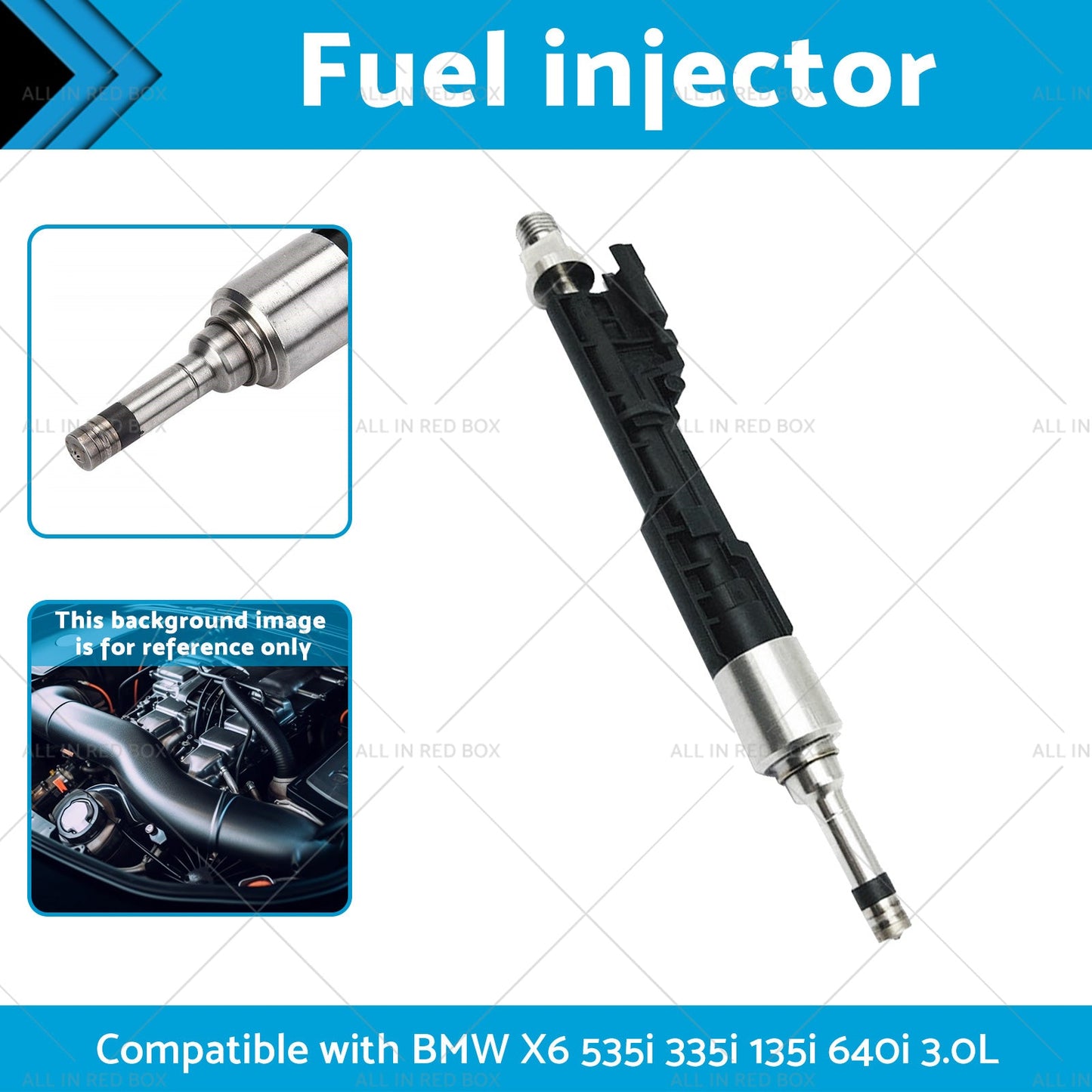 13647597870 0261500109 Fuel injector Suitablefor BMW X6 535i 335i 135i 640i 3. 0L