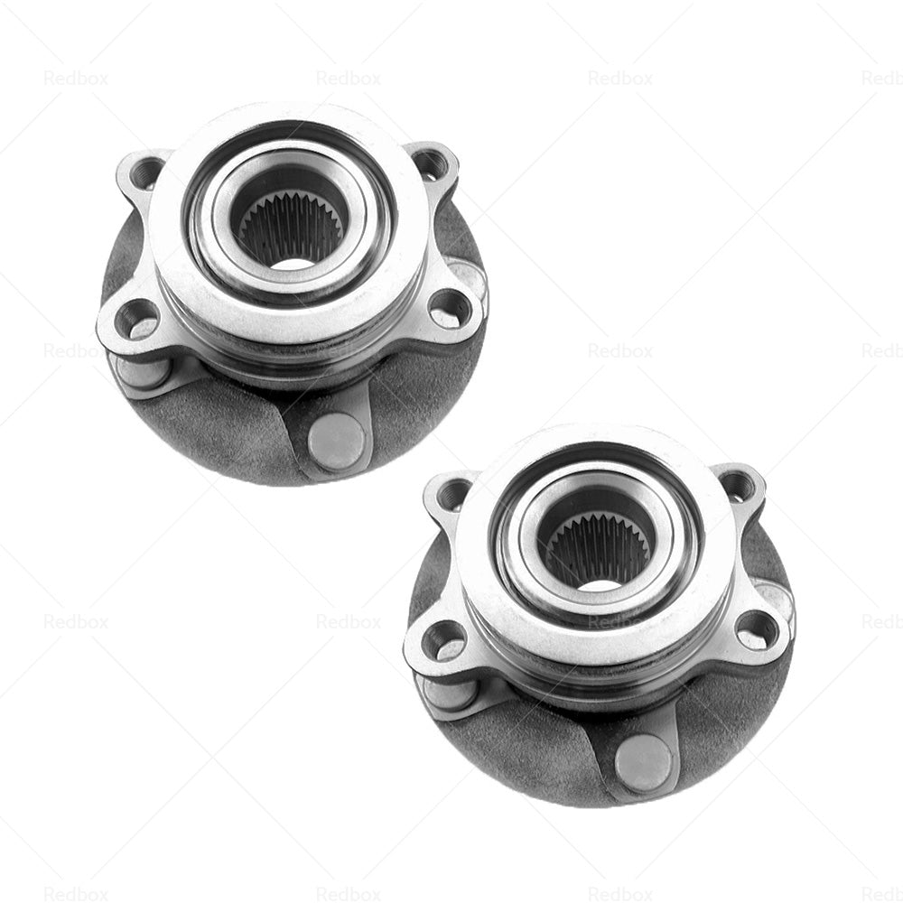 2PCS Front Wheel Bearing Hub Fits For Nissan X-Trail T31 2. 5L P  4WD ABS 07-14-3