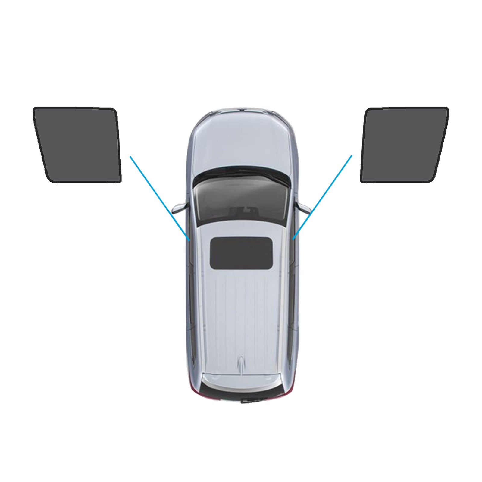 Car Window Sun Shade Magnetic Suitable For Nissan Patrol 2012–2024 Y62 Series-1