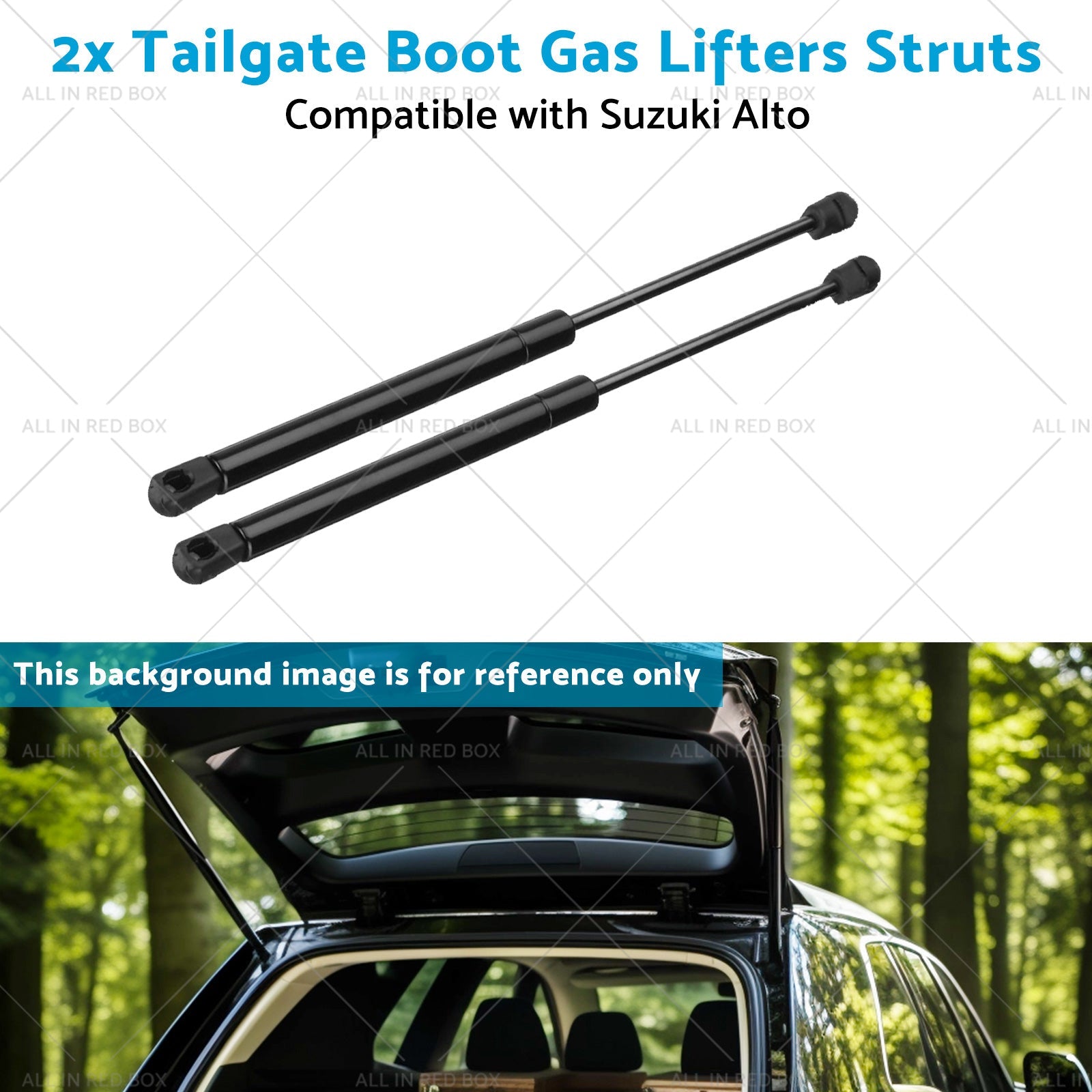2x Tailgate Boot Gas Lifters Struts Suitable for 08-14 Suzuki Alto Nissan Pixo-4