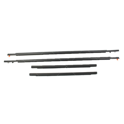 4x Door Auto Window Trim Moulding Belt Weatherstrip For Toyota 07-14 FJ Cruiser-2
