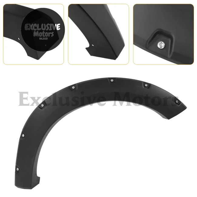 Offroad Style Fender Flares Wheel Arch For Ford Ranger (2022-2023 + ) - Next Gen Wildtrak Sport Xlt