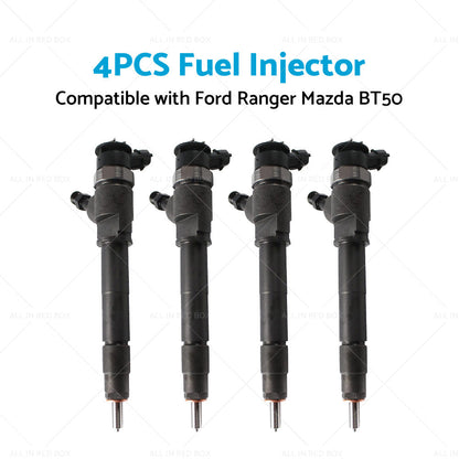4PCS Diesel Fuel Injector Suitable for Mazda BT50 Ford Ranger PK PJ 0445110250-4