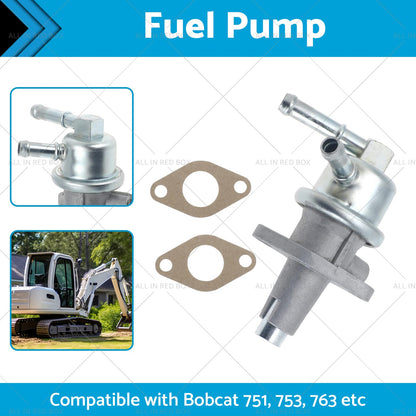 Fuel Pump Suitablefor Bobcat 6655216 645 743 751 753 763 773 1600 S130 S150 S160-1