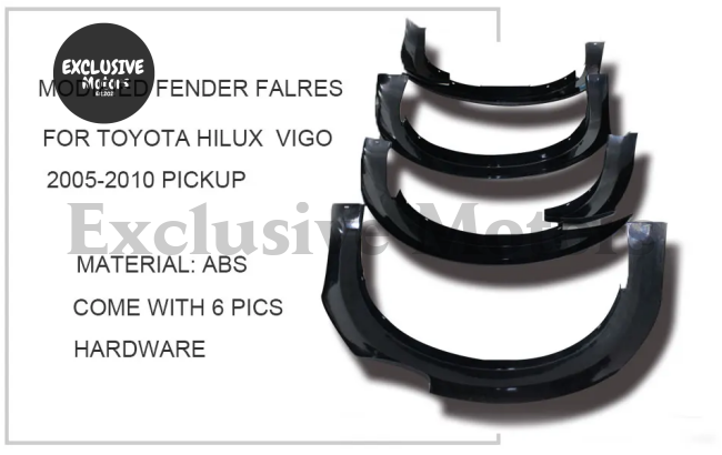 Flares For Toyota Hilux 2005 2006 2007 2008 2009 2010