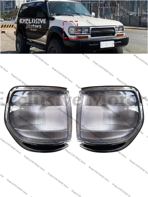 Front Bumper Corner Turn Signal Light For Toyota Land Cruiser 4500 (Lc80 Fzj80) - 1991-1997