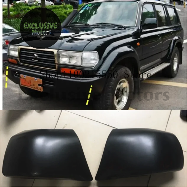 Front Bumper End Caps For Toyota Land Cruiser 80 (Lc80) - Oem Replacement