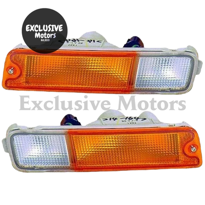 Front Bumper Fog Light Bar For Mitsubishi Triton Ute Mk Series 1/2/3 (Pair)