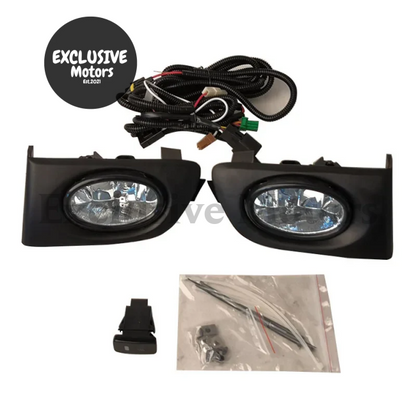 Front Bumper Fog Lights With Switch And Wiring For Honda Civic (2001-2002)