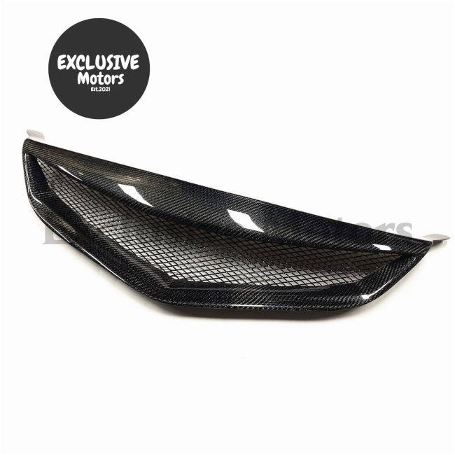 Front Bumper Grille for Mazda 6 (2006-2010) Black Carbon Fiber Style