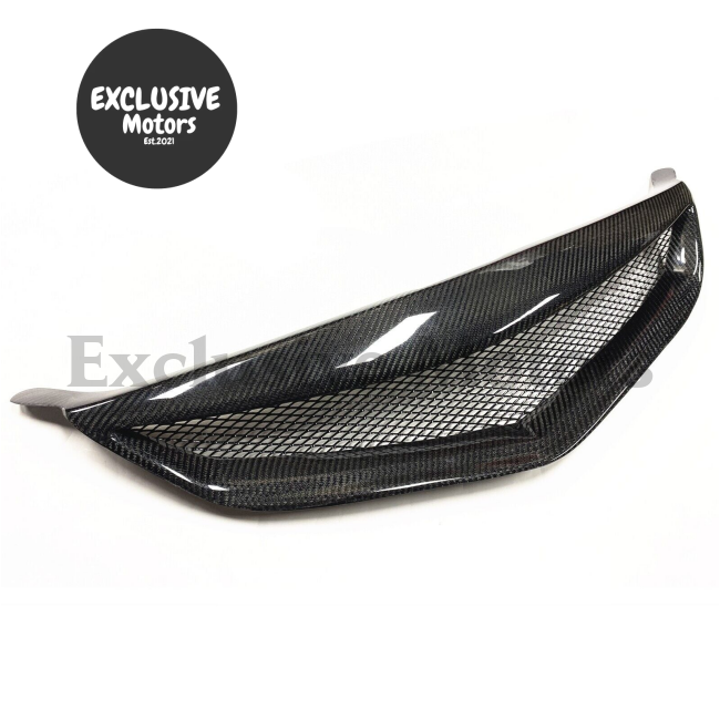 Front Bumper Grille for Mazda 6 (2006-2010) Black Carbon Fiber Style