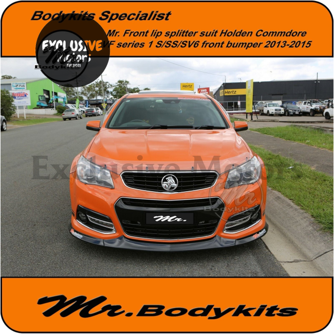 Front Bumper Lip Splitter for Holden Commodore VF Series 1 Sedan/Ute/Wagon