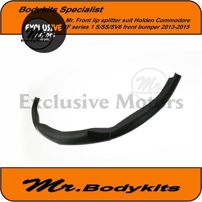 Front Bumper Lip Splitter for Holden Commodore VF Series 1 Sedan/Ute/Wagon