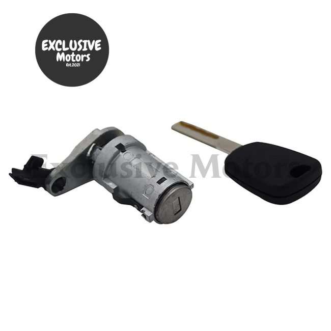 Front Door Lock & Ignition Switch Barrel With Keys For Peugeot 307