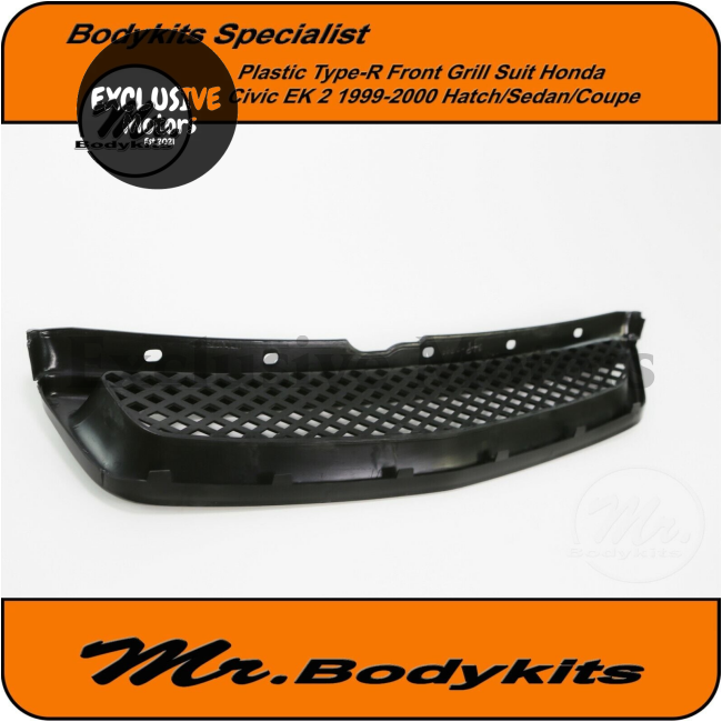 Front Grill Grille for Honda Civic 1999-2000 EK 2 Series