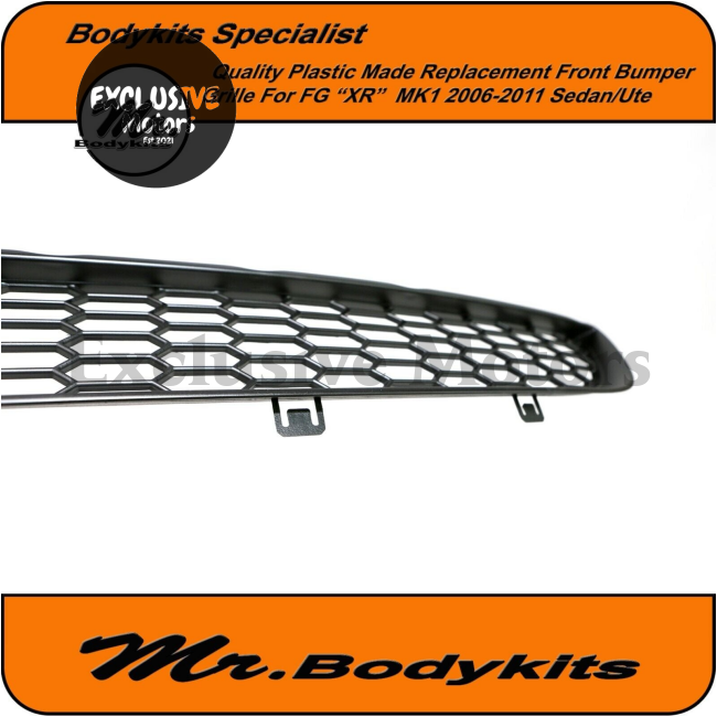 Badgeless Front Bumper Grille for Ford Falcon FG XR MK1 (2006-2011)