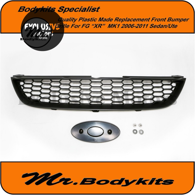 Badgeless Front Bumper Grille for Ford Falcon FG XR MK1 (2006-2011)