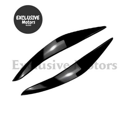 Front Headlight Eyebrow Eyelids for BMW 5 Series F10, F11 (2011-2014)