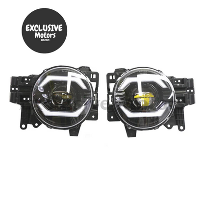 Front Led Headlight Assembly With Daytime Running Lights For Toyota Fj Cruiser (2007-2022)