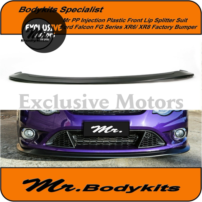 Front Lip Splitter for Ford Falcon XR6, XR8 FG MK1 (Front Bumper Body Kit)