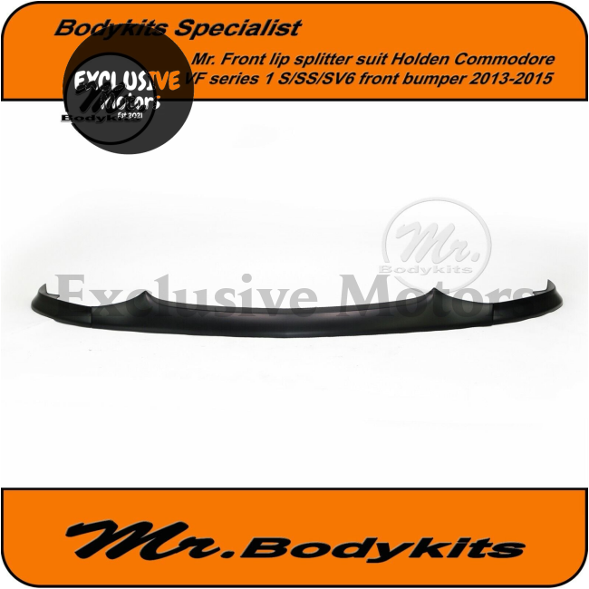 Front Lip Splitter for Holden Commodore VF Series 1 S/SS/SV6 (Front Bumper)