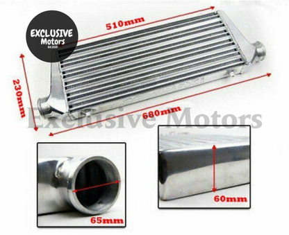 Front Mount Intercooler 2.5" Inlet/Outlet, Aluminium (510x230x65mm)