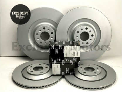 Front & Rear Brake Pads & Rotors Set for Bentley Continental GT & Flying Spur