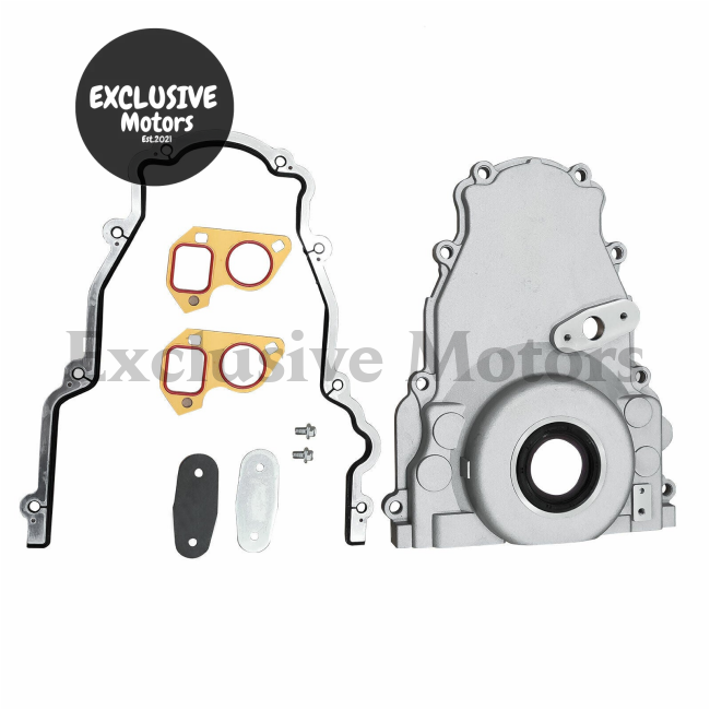 Front Timing Cover Housing Plate & Gaskets for Holden Commodore VT, VX, VY, VZ, VE, WH