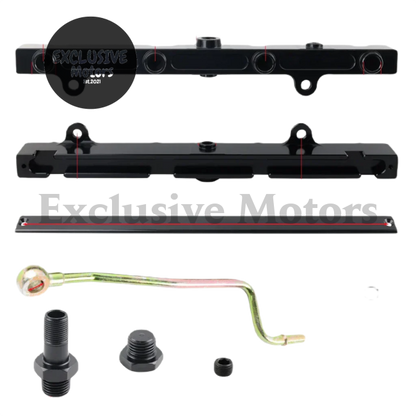 Fuel Rail With Pressure Regulator And Gauge For Honda Civic D15 D16 D17