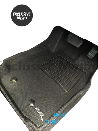 Full Set Rubber Floor Mats Suits Ford Ranger Px1 Px2 Px3 Double Cab