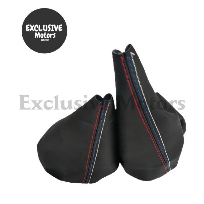 Gear Shift Collars And Handbrake Gaiter Boot Cover For Bmw