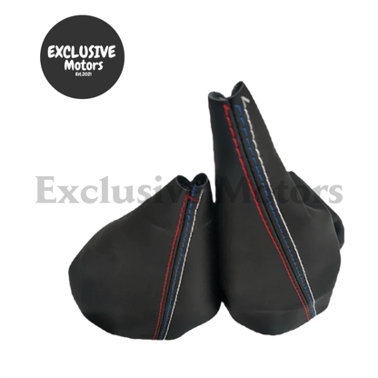 Gear Shift Collars And Handbrake Gaiter Boot Cover For Bmw