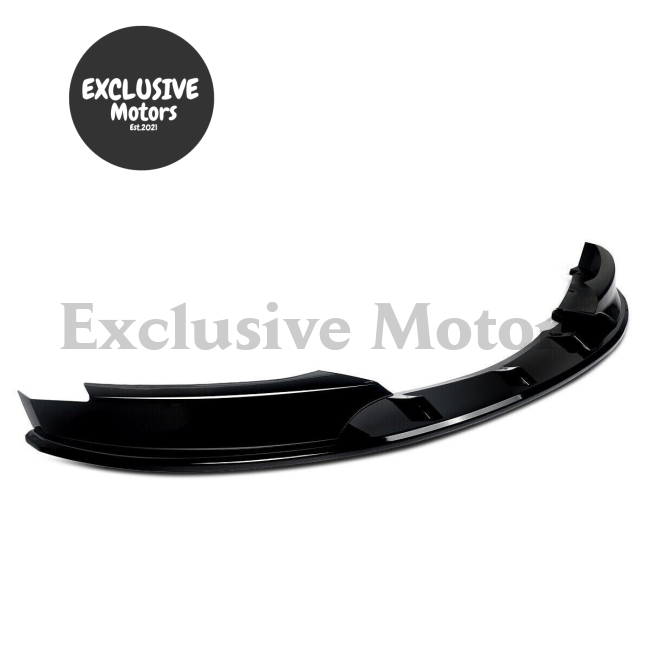 Gloss Black Front Bumper Splitter Lip for BMW 1 Series E82 M Sport (2007-2013)