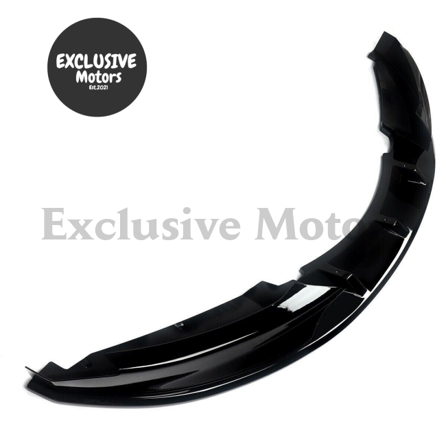 Gloss Black Front Bumper Splitter Lip for BMW 1 Series E82 M Sport (2007-2013)