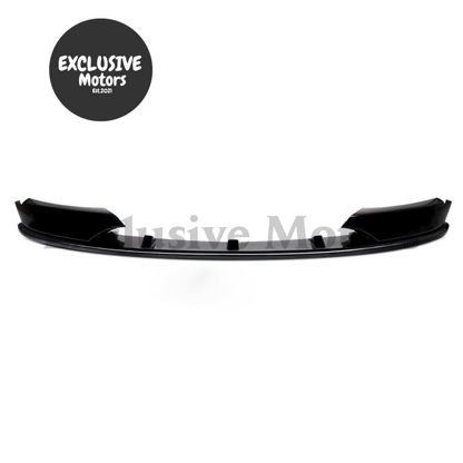 Gloss Black Front Bumper Splitter Lip for BMW 1 Series E82 M Sport (2007-2013)